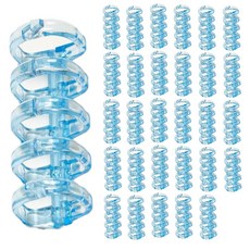 5공 루즈링 제본링 바인더링 셀프, 30개, 스카이, 12mm