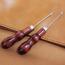가죽 송곳바늘 후크형 공예 도구 신발 구두 수선 공구, 본상품선택, 1개