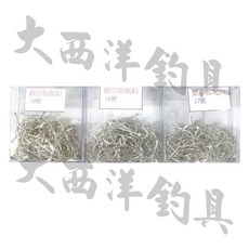 大西洋釣具 銀亞臥眠鉤 船釣鉤 深海鉤, 1個, 18號