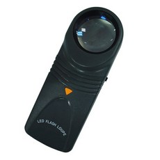 LIFE 徠福 高倍率照明放大鏡 15倍 (直徑 21mm) NO.7409, 1個, 黑色