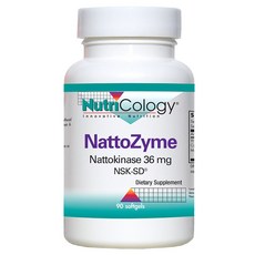 NutriCology Natozyme 納豆激酶 36 毫克軟膠囊, 90顆, 1罐