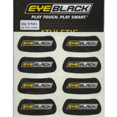 EYEBLACK Sports 아이블랙 로고 아이패치 스티커 8 pairs (16개), 혼합색상