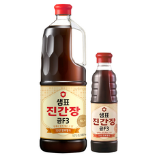 샘표 진간장 금F3, 2.2L, 1개