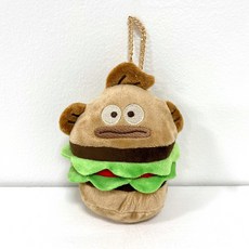 일본 정품 산리오 한교동 인형키링 햄버거 가방고리