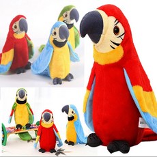 따라쟁이 말하는앵무새 인형, 1개, Blue, 1cm