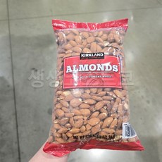 커클랜드 미국산 생아몬드 건강간식 무염 대용량 코스트코, 1.4kg, 1개