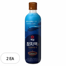 백설 참치액 진, 500g, 2개