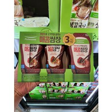 트레이더스 풀무원 매콤튜브쌈장 360g x 3입 청양초 편리한 아이스박스+아이스팩 무료