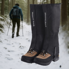 숍웨이브 사계절 등산 스패츠 발목토시, 블랙