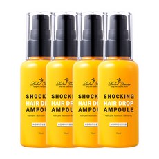 라벨영 쇼킹 헤어 한방울 앰플, 70ml, 4개