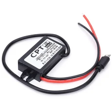 12V 5V 3A 15W DCDC 컨버터 레귤레이터 방수 CPT 자동차 전력 어댑터 와이어 인터페이스, 01 With USB Micro
