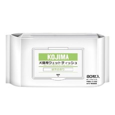 Kojima寵物濕紙巾80抽 - 全身清潔美容去淚痕, 1個