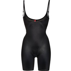 스팽스 온코어 오픈 버스트 미디 바디수트