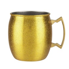 블러쉬 코멧 글리터 모스크바 뮬 머그컵 473.2ml, Gold, 1개