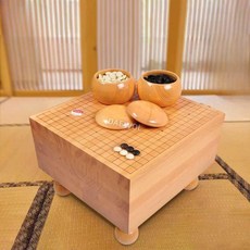 바둑세트 원목 기원 테이블 좌식 바둑판 어르신 경로당, 15CM 두께의 바둑 부두, 1개