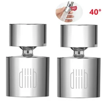 Youpin Diiib 주방 수도꼭지 통풍기 노즐 버블 러 물 절약 필터 720도 이중 기능 2 흐름 비말, 03 2pcs S