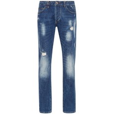 필립플레인 라이온 서커스 미드라이즈 슬림 핏 진