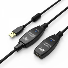엠비에프 USB2.0 연장 리피터 무전원 케이블 MBF-USBEX215, 1개, 15m