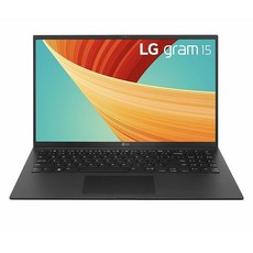 LG Gram UltraPC 15인치 풀 HD 노트북 컴퓨터 인텔 코어 i5-1240P 1.7GHz 8GB RAM 512GB SSD Windows 11 Pro 블랙