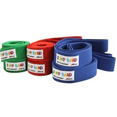 썬버드 고탄력 점프밴드 점핑 고무줄 밴드 놀이 2개입, 그린(2개 1세트)