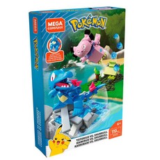 MEGA Construx 寶可夢 對戰組 小鋸鱷 VS 噴嚏熊 119片, 1個