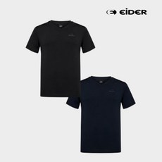 아이더 남성 여름 기능성 V넥 2PACK 냉감 반팔 티셔츠 운동복 DMM26293