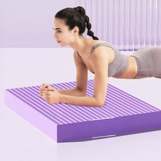 엑시멀 충격흡수 두꺼운 미니 요가매트, 1개, 퍼플