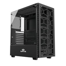 미국출고 평점4.5+ 157872 Redragon - GC-624 ATX 게이밍 PC 케이스 강화 유리 측면 패널과 자석 먼지 필터가 있는 컴퓨터