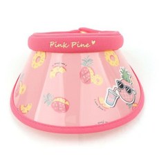 트로피컬 여아 썬캡 키즈 어린이 여름 모자 핀캡 핑크