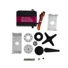 RDS5180 80KG 고토크 디지털 서보 메탈 기어 더블 샤프트 7.4V 1/5 RC 자동차 로봇 보트에 호환, 01 180 degree 1PCS