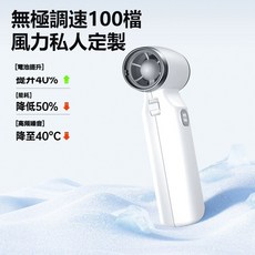 迷你吹塵器 多功能車載無線電動吹塵器 高速無刷電機大功率吹雪落葉【台灣12H出貨】, 100棤風力調節【尊貴白】智能数顯