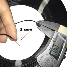 코어 에나멜 와이어 절연 초극세 케이블 PVC 섬유 출력 직경 유리 신호 4MM, 3co OD 1 4mm, 2m, 1개