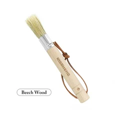 에스프레소 커피 그라인더 청소 브러시 천연 강모 더스팅 머신 액세서리 가정 주방 도구, 2.Beech, 1개