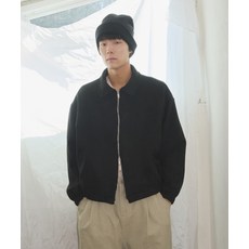 [블랙모먼트] 시그니처 스웨이드 오버핏 재킷 2WAY [블랙]