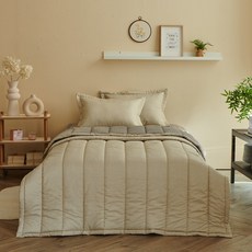 [르헤브] 허밍 고밀도 극세사 두툼한 차렵이불 싱글/SS