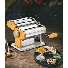 수동 파스타 머신 국수 기계 롤러 가정용 제면기 스테인리스 수제면, 1개