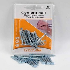 [1+1] 못 40mm(20P) 긴못 시멘트못 일반못 나무못 콘크리트 gc0*94980nr, 상세페이지 참조