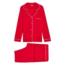 에버제이 긴소매 버튼 나이트웨어