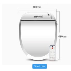 Ecof sh 변기 전기 비데 커버 스마트 가열 시트 Led 조명 Wc 뚜껑, 200BS