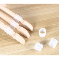흘림방지 고무 커버형 논슬립 패드 옷걸이 미끄럼방지, 원형흘림방지고무화이트, 100개