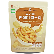 [맛있는풍경] 유기농 인절미 쌀스틱 30g, 감귤, 8개
