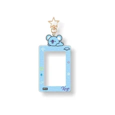 카와이 BT21 카드 홀더 키체인 수납 펜던트 ID 사진 가방 CHIMMY COOKY KOYA TATA 애니메이션 선물 장난감, 03 xiaoxiang
