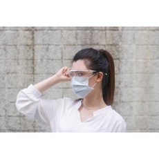 薄膜眼鏡Brandon Glasses 防護面罩 護目鏡 防疫面罩 台灣製造 防疫護目鏡【鏡框顏色隨機出貨】(文正眼鏡), 1個, B：5支鏡架＋20片光學薄膜