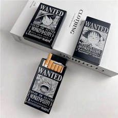 원피스 담배케이스 블랙 풀커버 보관함 흡연자 선물, 에이스 통지서 얇은형, 상세페이지 참고