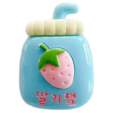 BuyChoo 딸기잼 디자인 휴대폰 거치대, 1개, 블루