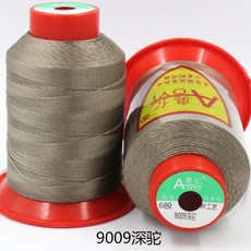 재봉 210D/6 기계 실 수리용 수제 가죽 소파 UV 방지 튼튼한 캔버스 청바지 폴리에스터 텐트 신발, camel 9009, 1개