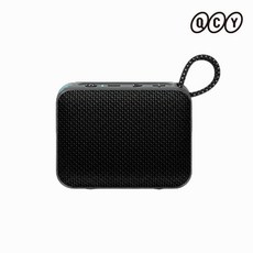 QCY SP2 미니 블루투스 휴대용 무선 캠핑 방수 스피커, 블랙