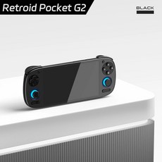 레트로이드 포켓 G2 휴대용 게임 콘솔 안드로이드 15 5.5인치 1080P AMOLED 화면 5000mAh 홀 이펙트 조이스틱 RP G2 게임 콘솔, [07] RPG2 Black