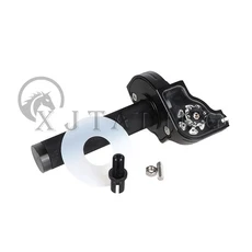 22mm 범용 M10 * 1.5 CNC 알루미늄 가속기 스로틀 트위스트 그립 핸들 바 케이블 오토바이 스쿠터 ATV 쿼드, 12 Black Grip