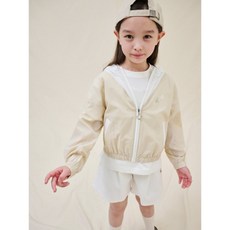 빈폴 키즈 BEANPOLE KIDS 에어리 패널드 바람막이 점퍼 아이보리 BI5339G060 1163592